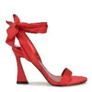 Kelsie Ankle Wrap Sculpted Heel Sandals